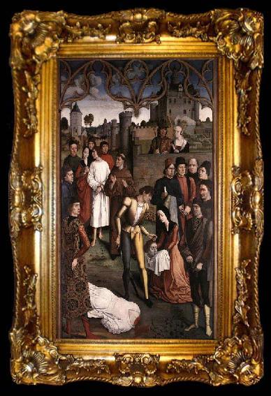 framed  Dieric Bouts The Execution of the Innocent Count, ta009-2